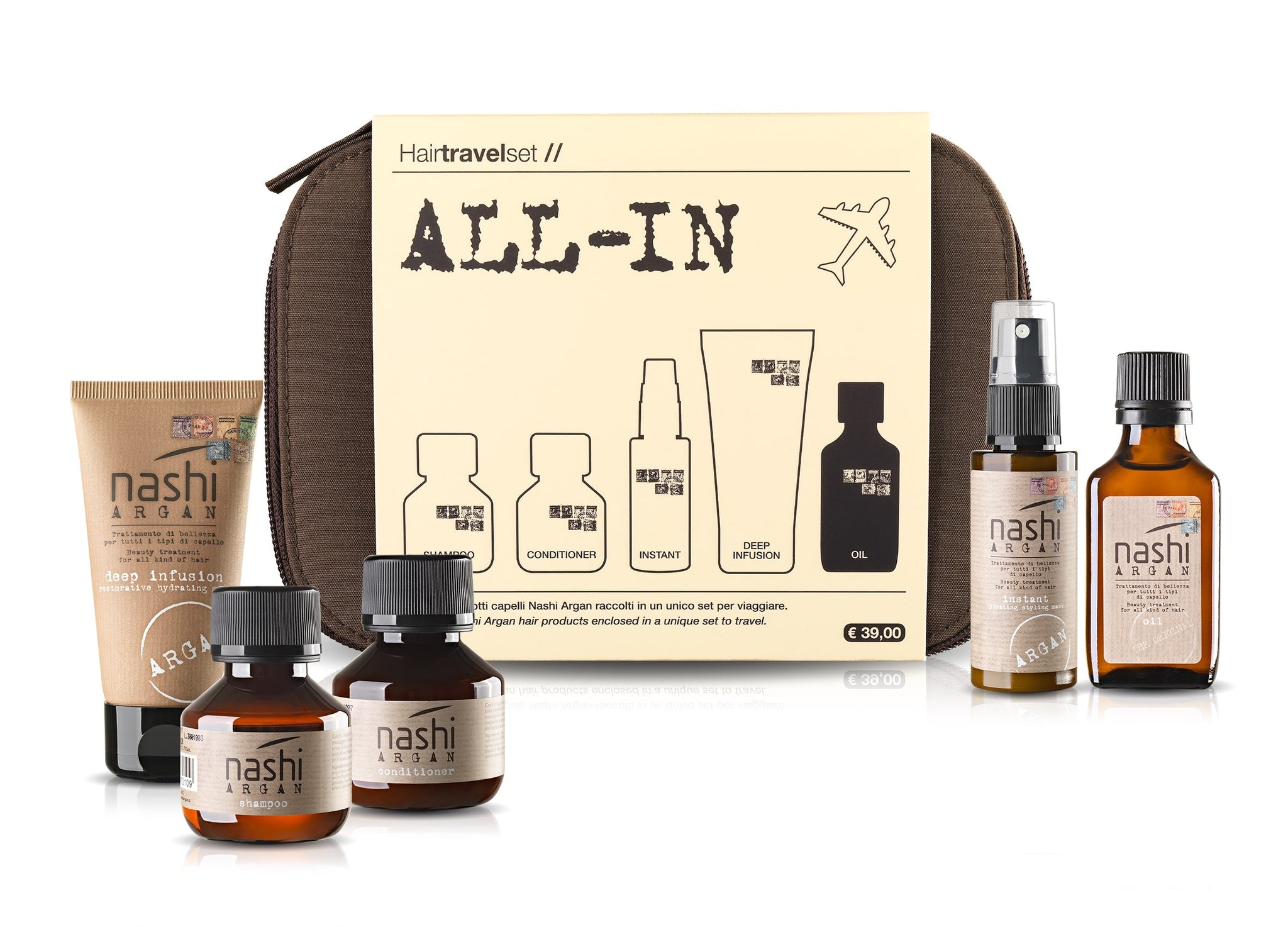 nashi ARGANシャンプー・コンディショナー・オイル　３点セット nashi ARGANシャンプー・コンディショナー・オイル 3点セッ