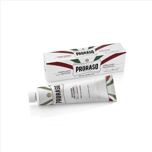 SHAVE CREAM TUBE SENSITIVE WHITE 150 ML