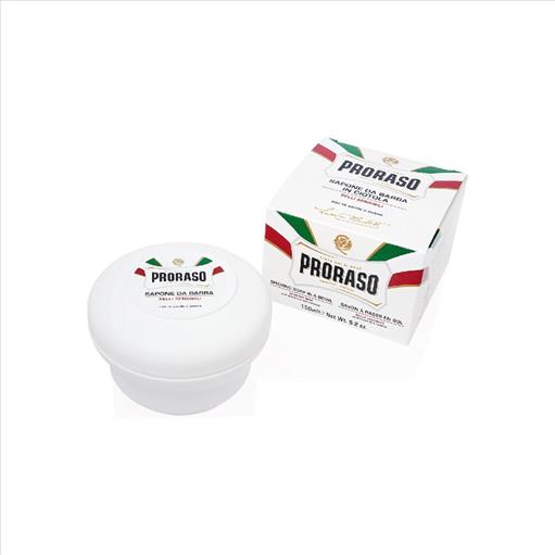 SHAVE SOAP JAR SENSITIVE WHITE 150 ML