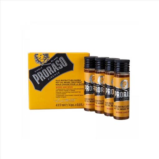 WOOD SPICE PRORASO HOT OIL TREATMENT 4X17 ML